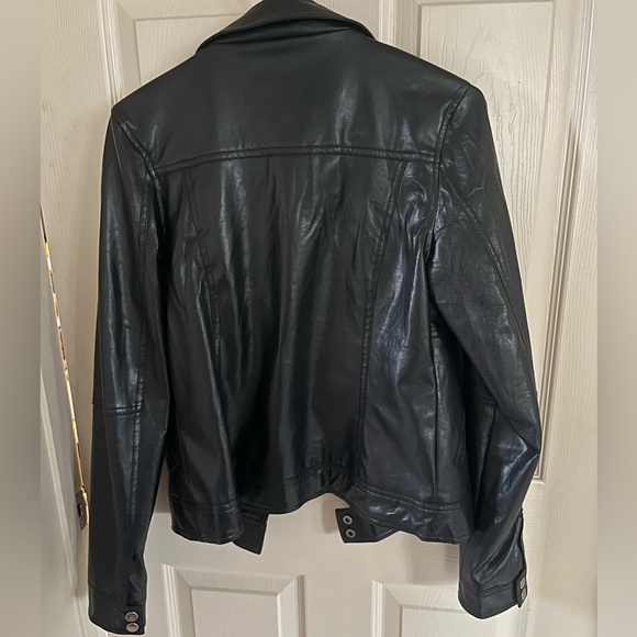 Faux Leather Jacket - Picture 2 of 4